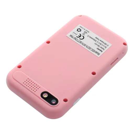 Gyerekjáték telefon IPS kijelzővel 2,4" gombos KDC-0027A rózsaszín - 7