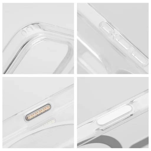 Clear Elite Mag tok antiyellowing kamera vezérlő gombbal és MagSafe kompatibilitással IPHONE 16 PLUS-hoz átlátszó - 7