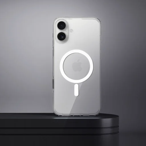 Clear Elite Mag tok antiyellowing kamera vezérlő gombbal és MagSafe kompatibilitással IPHONE 16 PLUS-hoz átlátszó - 2