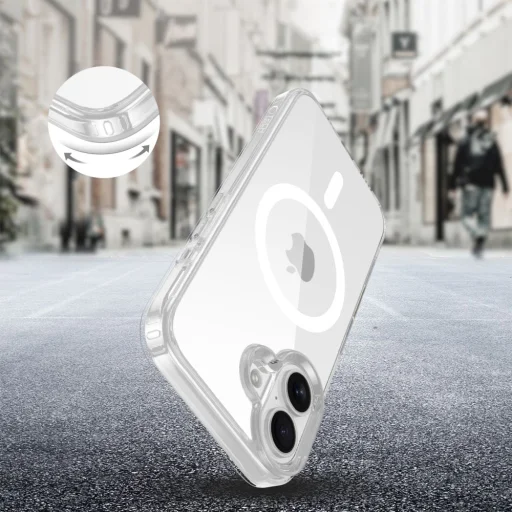 Tech-protect Flexair Hybrid Cc Magsafe Iphone 16 áttetsző Tok - 3