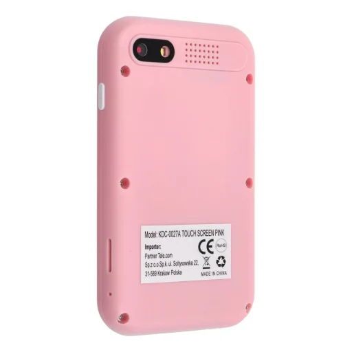 Gyerekeknek szánt játéktelefon érintőképernyős 2,8" KDC-0027A rózsaszín, - 9