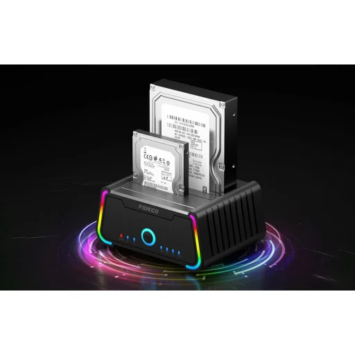 Külső HDD Állomás Kettős Fiókkal FIDECO YPZ230R - 2