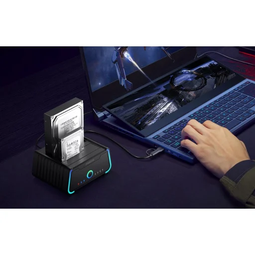 Külső HDD Állomás Kettős Fiókkal FIDECO YPZ230R - 4