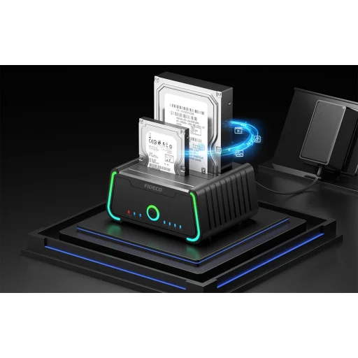 Külső HDD Állomás Kettős Fiókkal FIDECO YPZ230R - 6