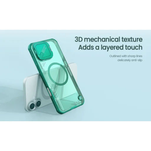 Nillkin Iceblade Prop Mágneses tok Apple iPhone 16 Fekete tok - 5