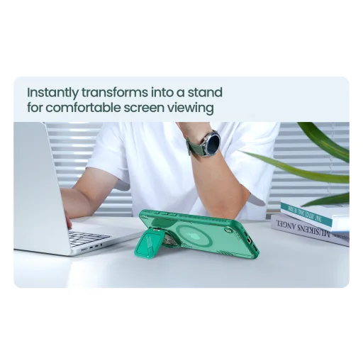 Nillkin Iceblade Prop Mágneses tok Apple iPhone 16 Fekete tok - 7