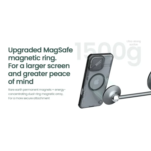 Nillkin Iceblade Prop Mágneses tok Apple iPhone 16 Fekete tok - 8