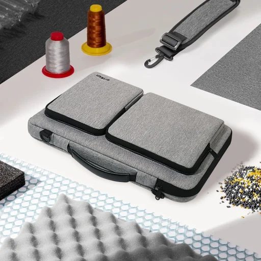 Tech-protect Defender Bag Laptop Táska 13-14 Crayon Szürke - 8