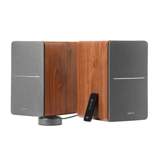 Reproduktory Edifier R1280T 2.0 s WiiM Mini (hnedé) - 3
