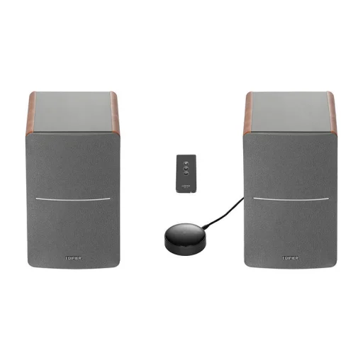 Reproduktory Edifier R1280T 2.0 s WiiM Mini (hnedé) - 4