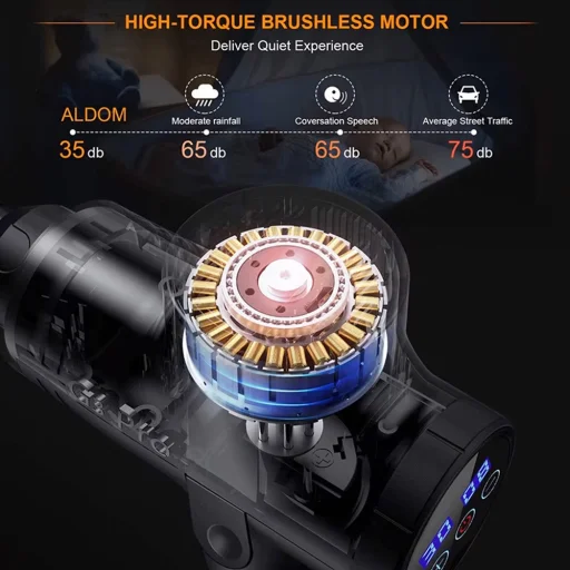 Blavec Massager BMG-01 Masszázspisztoly MAX fekete - 9