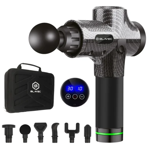 Blavec Massager BMG-01 Masszázspisztoly MAX fekete - 1