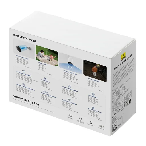 Baseus B1 2K Kültéri Kamera (Fehér) - 7