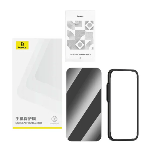 Baseus Privacy edzett üvegfólia iPhone 15 Pro Max üvegfólia - 2