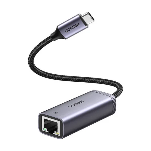 UGREEN CM483 USB-C RJ45 hálózati adapter (szürke) - 1