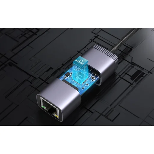 UGREEN CM483 USB-C RJ45 hálózati adapter (szürke) - 6