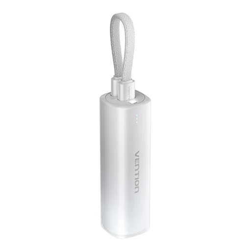 Powerbank 5000mAh Vention FHWM0 20W + USB-C to Lightning kábel (szürke) - 1