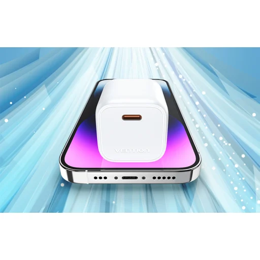 1-portos USB-C GaN Töltő (30W) Zöld - 6