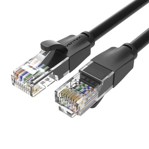 UTP CAT6 Vention IBEBV RJ45 Ethernet 1000Mbps hálózati kábel 40m fekete - 2