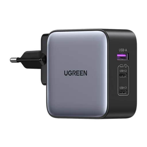 Ugreen Nexode hálózati töltő, 2x USB-C + USB, 65W - 2