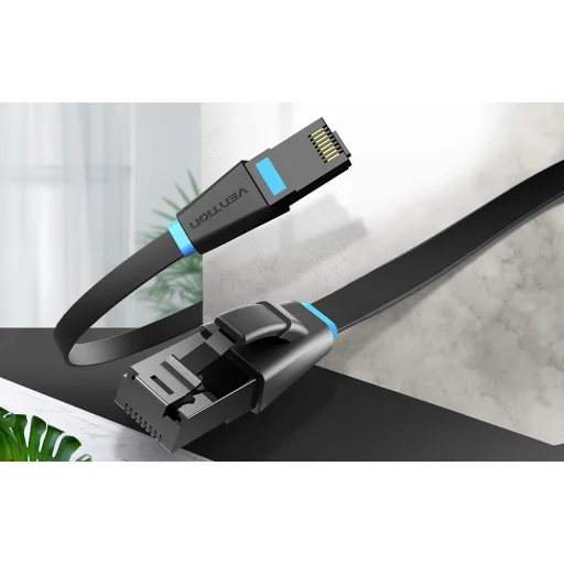 Laposhálózati kábel UTP CAT6 Vention IBJBU RJ45 Ethernet 1000Mbps 35m fekete - 6