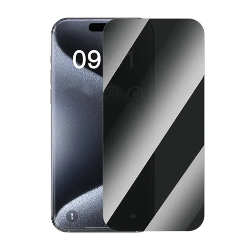 Baseus Privacy edzett üvegfólia iPhone 15 Pro Max üvegfólia - 1