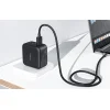 Choetech PD6055 70W GaN hálózati USB-C töltő, cserélhető EU/UK/AU adapterekkel - 5