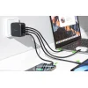 Choetech PD6055 70W GaN hálózati USB-C töltő, cserélhető EU/UK/AU adapterekkel - 7