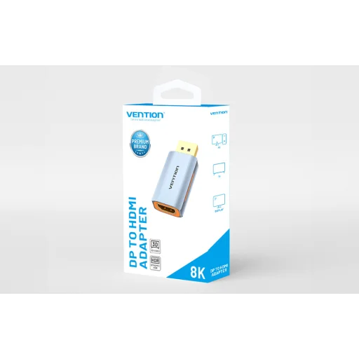 Adapter HDMI aljzat DisplayPort dugó Vention HFMH0 8K 60HZ (kék) - 6