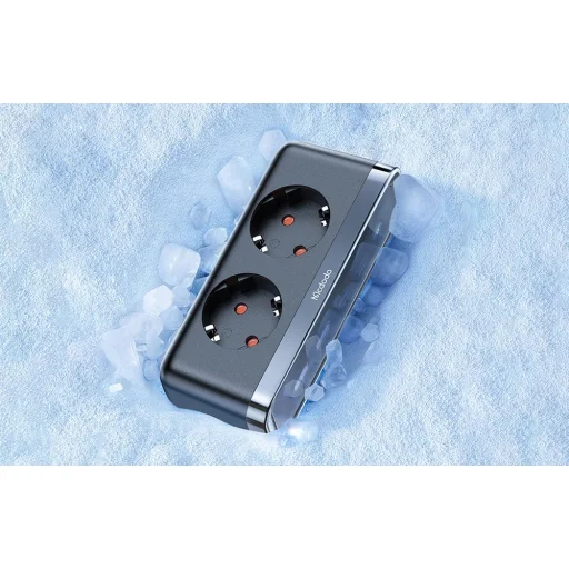 Hálózati elosztó 2 aljzattal 6in1, 2x USB-C, 2x USB-A Mcdodo CH-4610, EU (fekete) - 9