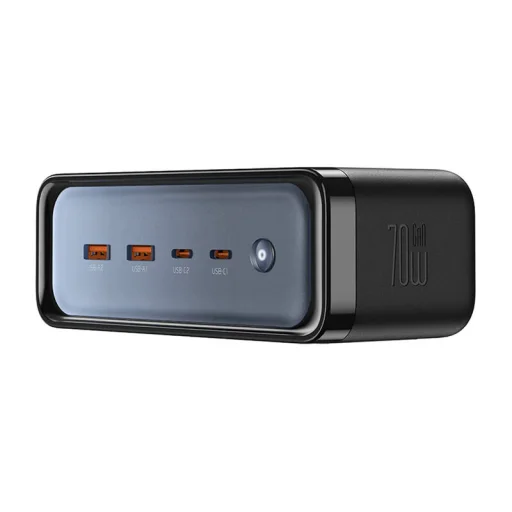 Hálózati elosztó 2 aljzattal 6in1, 2x USB-C, 2x USB-A Mcdodo CH-4610, EU (fekete) - 3