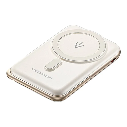 Vention Mágneses Vezeték Nélküli Power Bank CDUB0 20W, 10000mAh (Fehér) - 2