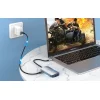 USB-C Dokkolóállomás HDMI, VGA, USB 3.0, PD 0.15m Vention TOAHB, szürke thumbnail