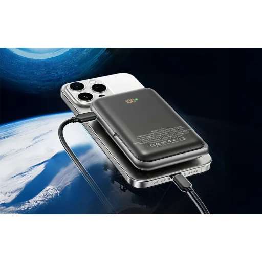 Vention Mágneses Vezeték Nélküli Power Bank CDUB0 20W, 10000mAh (Fehér) - 5