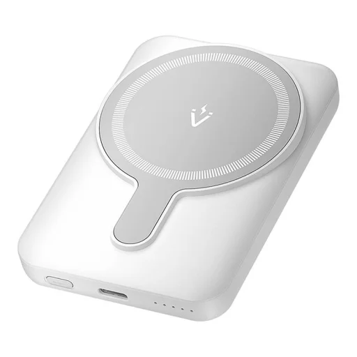 Mágneses Powerbank 5000mAh Vention FHSW0 20W (fehér) - 2