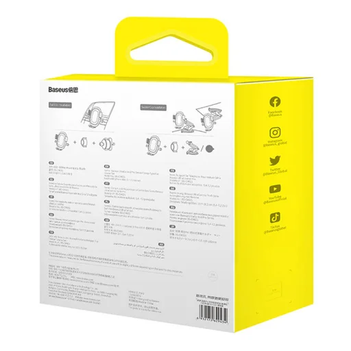 Baseus UltraControl autós telefontartó (fekete) - 9