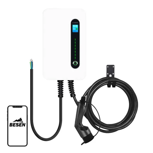 Besen F30 APP falra szerelhető EV töltő elektromos autókhoz Type-2 - 1