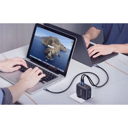 Vention, FEIW0-EU, Hálózati USB-C, Type-C töltő, 3xUSB-C, USB-A, 140W/140W/30W/18W, GaN (fehér) - 6
