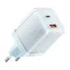 Yueqi 70W GaN USB-C + USB-A hálózati töltő (kék), thumbnail