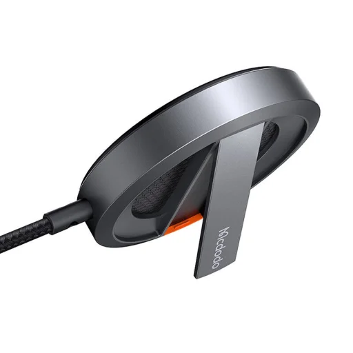 Mcdodo CH-5500 mágneses vezeték nélküli töltő iPhone-hoz összecsukható állvánnyal, 15W (fekete) - 2