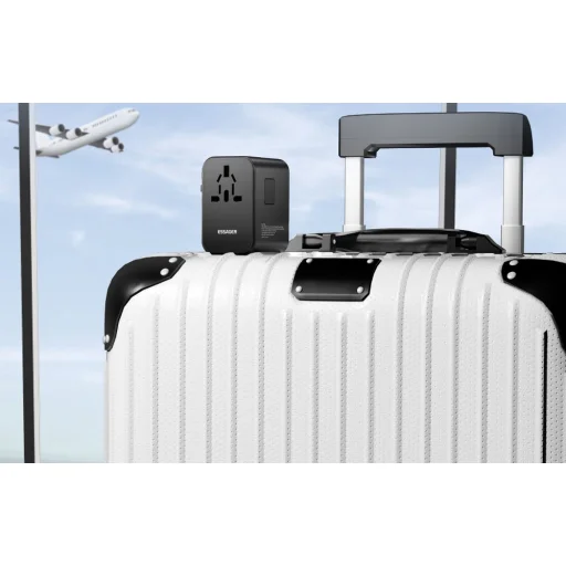 Utazó fali töltő, Essager, ECT65-LT01-Z, 65W (fekete) - 4