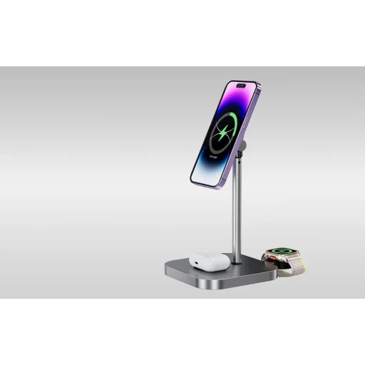 INVZI Mágneses Vezeték Nélküli Töltő, NVZAWC01, Apple Watch-hoz, 5W, MFi Tanúsítvánnyal, USB-C Porttal - 4