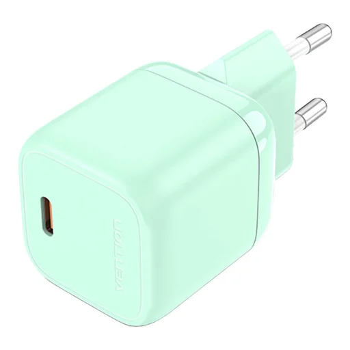 1-portos USB-C GaN Töltő (30W) Zöld - 1