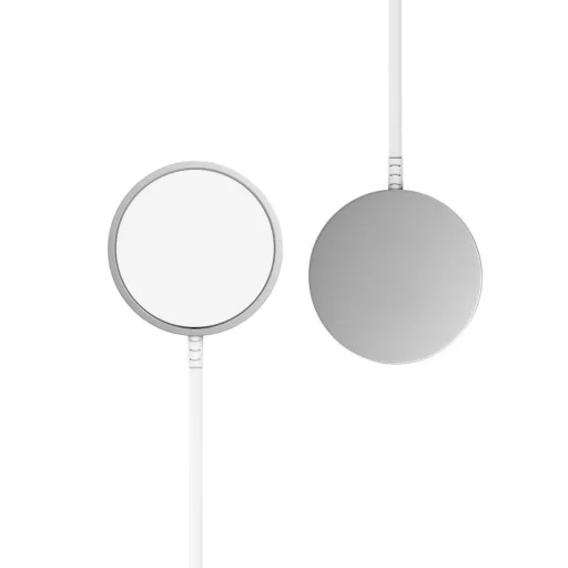 Tech-protect Qi15w-a44 Mágneses Magsafe Vezeték Nélküli Töltő Fehér - 3