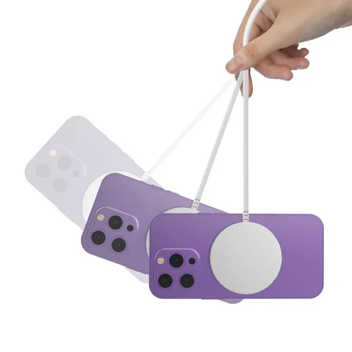 Tech-protect Qi15w-a44 Mágneses Magsafe Vezeték Nélküli Töltő Fehér - 4