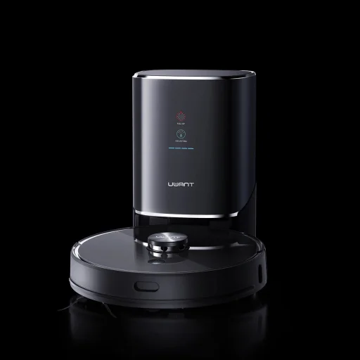 UWANT U100 Robotporszívó Felmosó Funkcióval + Töltő/Tisztító Állomás - Fekete - 10