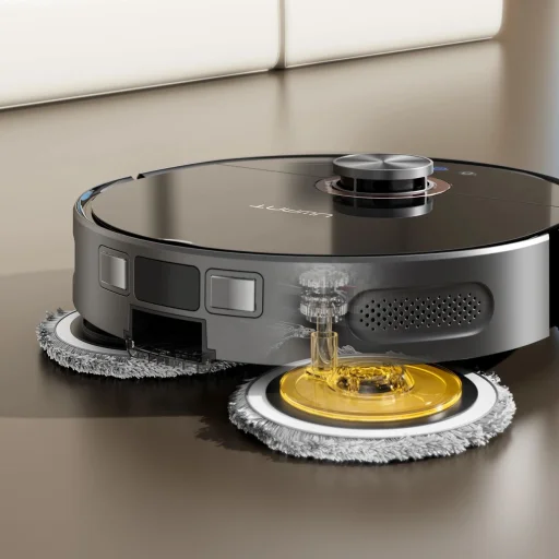  UWANT U200 Pro robotporszívó felmosó funkcióval + töltő/tisztító állomás - szürke - 8