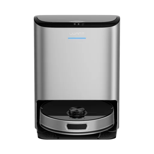  UWANT U200 Pro robotporszívó felmosó funkcióval + töltő/tisztító állomás - szürke - 4
