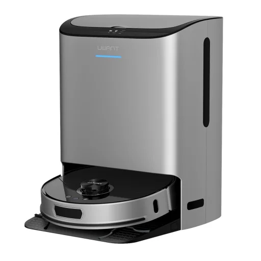  UWANT U200 Pro robotporszívó felmosó funkcióval + töltő/tisztító állomás - szürke - 1