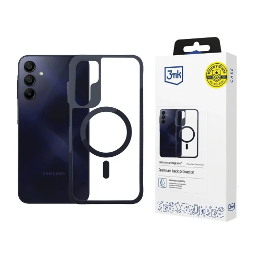 3mk Satin Armor MagCase Samsung Galaxy A15 5G tok - Átlátszó - 1